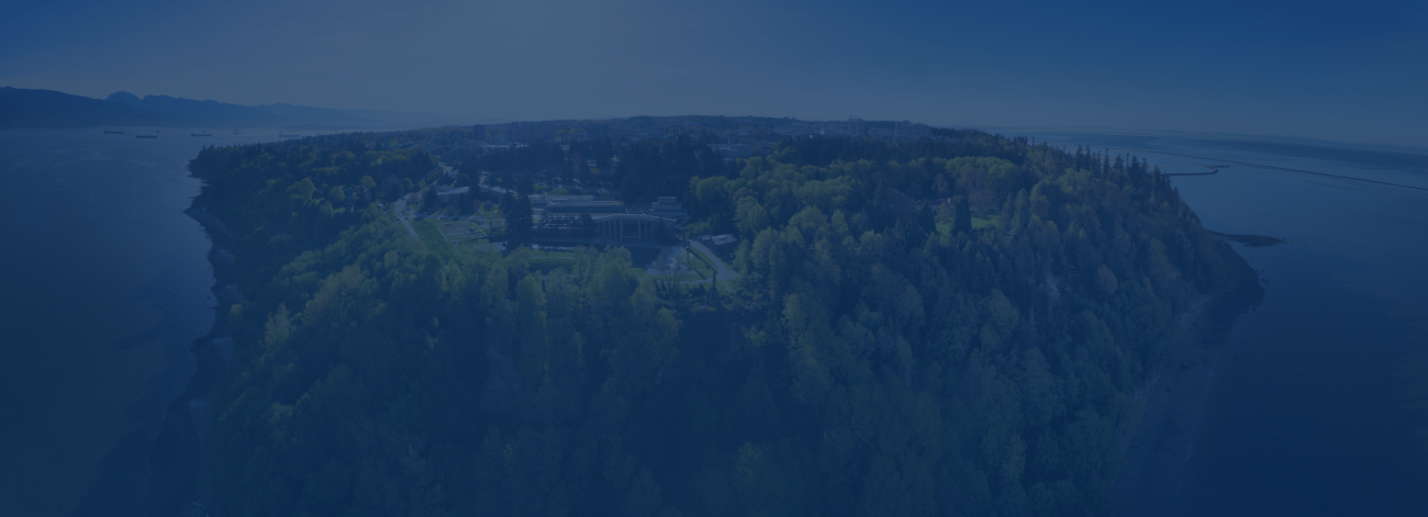 A bird-eye view of UBC Vancouver's Campus